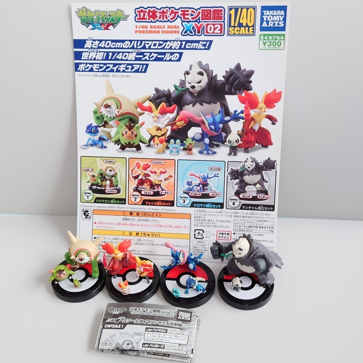 立体ポケモン図鑑 XY 02 コンプ 台紙付【タカラトミー 立体ポケモン図鑑 XY 02 コンプ 台紙付【タカラトミー