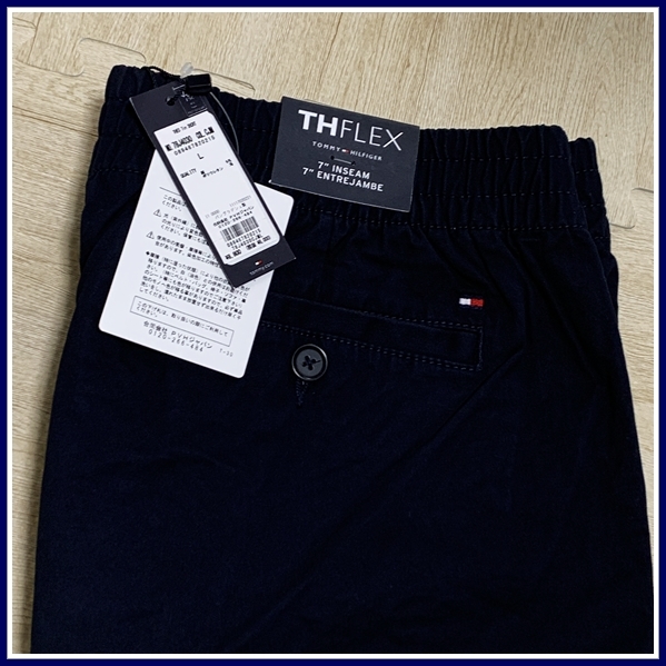 THEO 7in SHORT　チノ素材のショートパンツ ネイビー　Lサイズ TOMMY HILFIGER #ngTOMMY_画像3