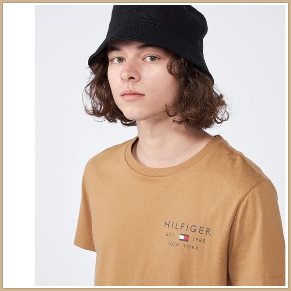 この夏の定番　スモールロゴTシャツ ブラウン Mサイズ　MW30033 TOMMY HILFIGER #ngTOMMY_画像3