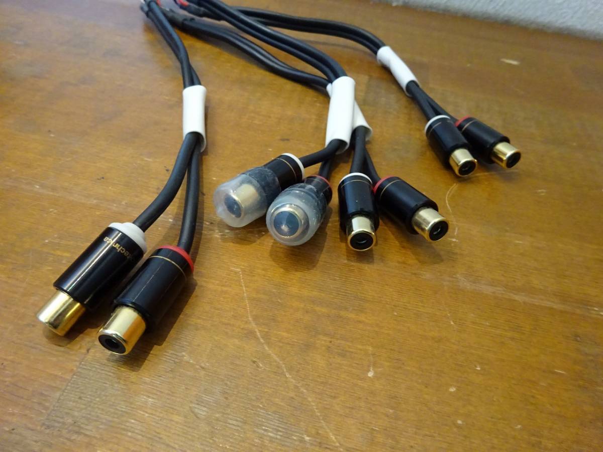 オーディオテクニカ HCH-01P DEH-P01用 RCA接続ケーブル(取り付け