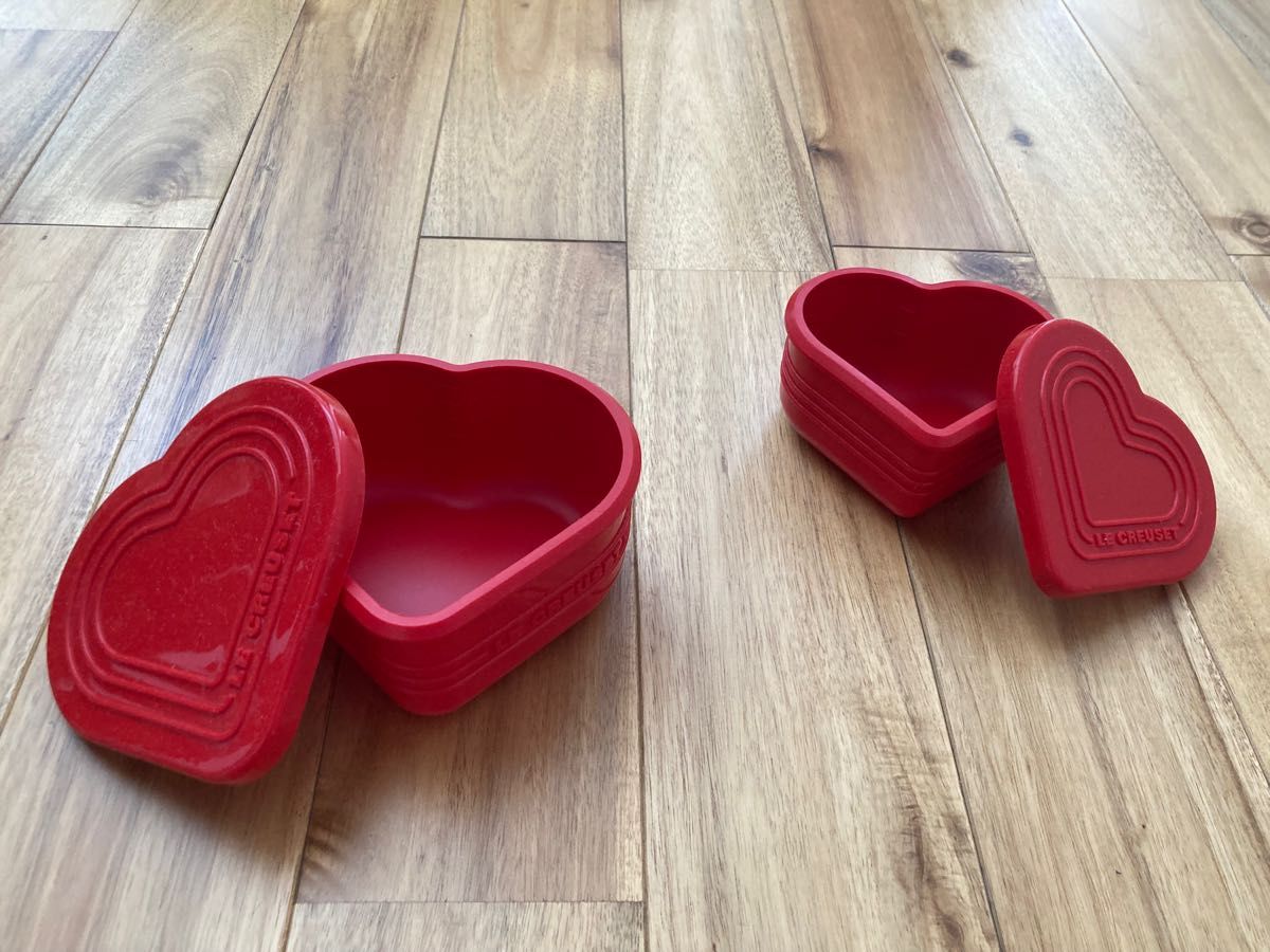 値下げ LE CREUSET /ル・クルーゼ/マルチハートカップセット 値下げ LE CREUSET /ル・クルーゼ/マルチハートカップセット