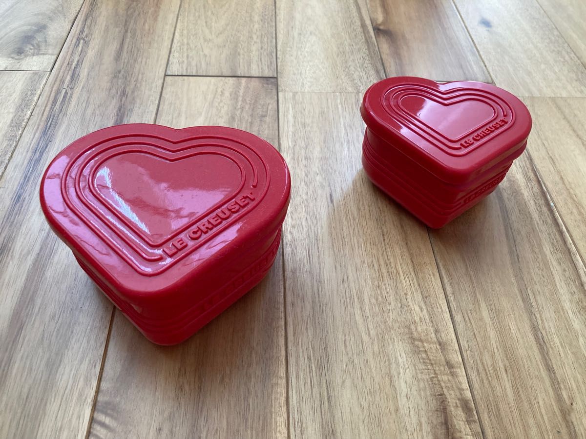 値下げ LE CREUSET /ル・クルーゼ/マルチハートカップセット 値下げ LE CREUSET /ル・クルーゼ/マルチハートカップセット