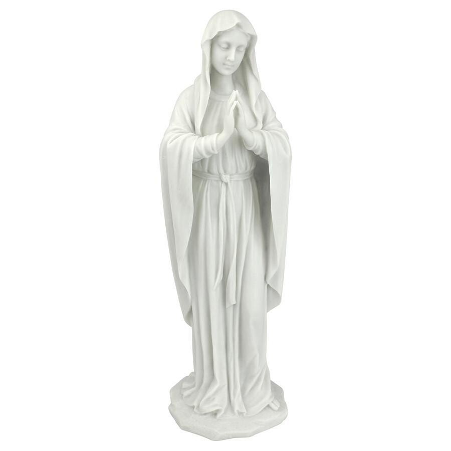 即納！セール！ 大理石風 聖母マリア像 彫像 彫刻高さ 約29ｃｍ キリスト教美術 カトリック 祭壇 贈り物（輸入品_画像3
