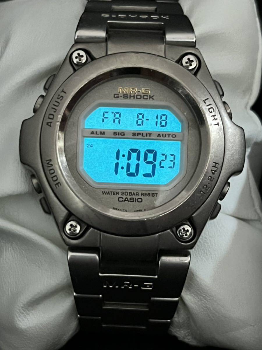 G-SHOCK MRG-100T-8 チタンバンド稼働品 サファイアガラス レア希少 MT