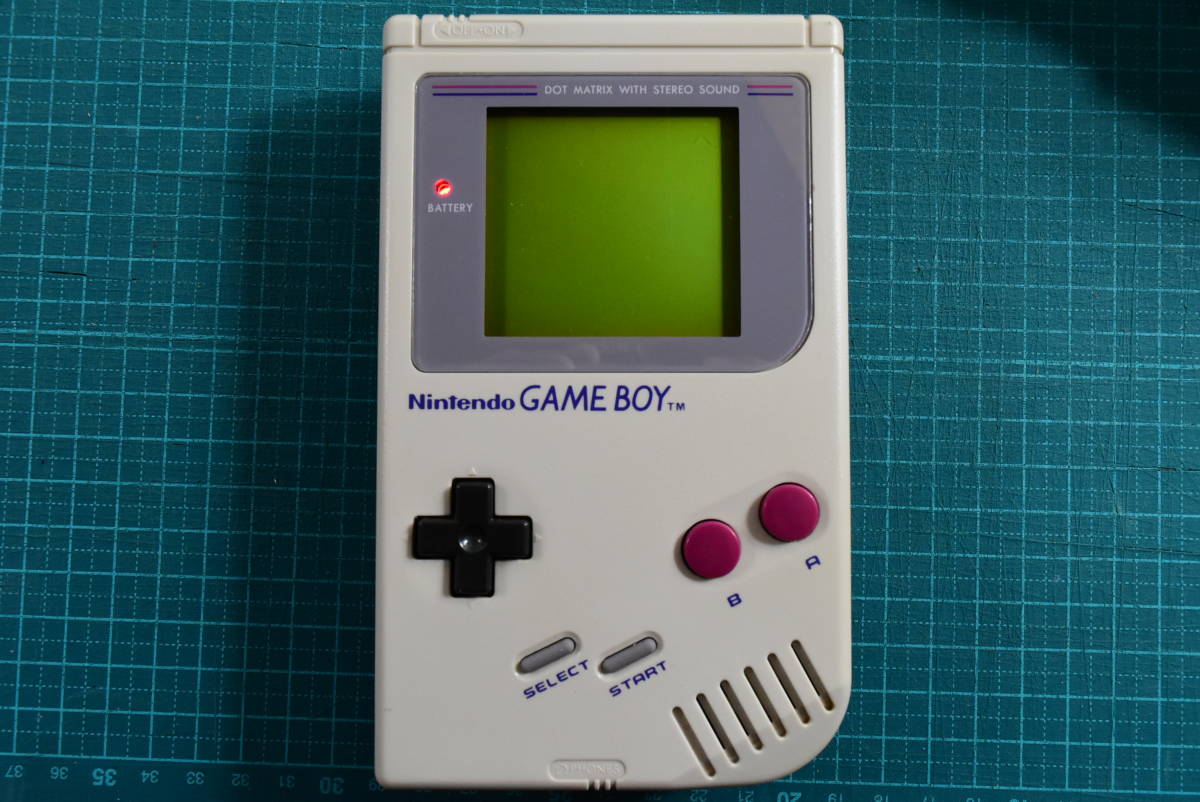 当時物 ゲームボーイ 本体+ACアダプターセット おまけソフト4点 空箱8