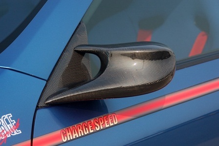 チャージスピード スカイライン クーペ CPV35 エアロミラー カーボン 未塗装 CHARGE SPEED