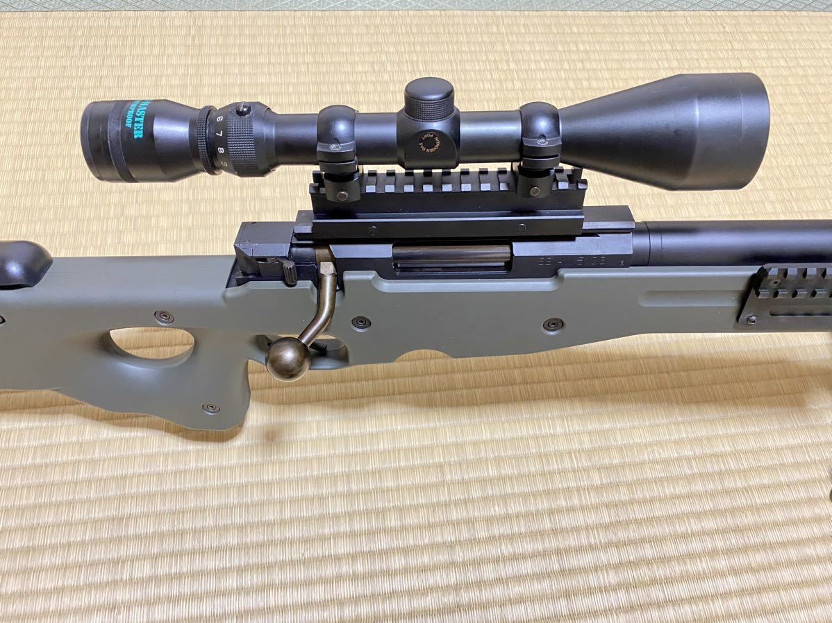 完動美品 付属品大量 東京マルイ L96 AWS O D バイポッド 完動美品 付属品大量 東京マルイ L96 AWS O D バイポッド