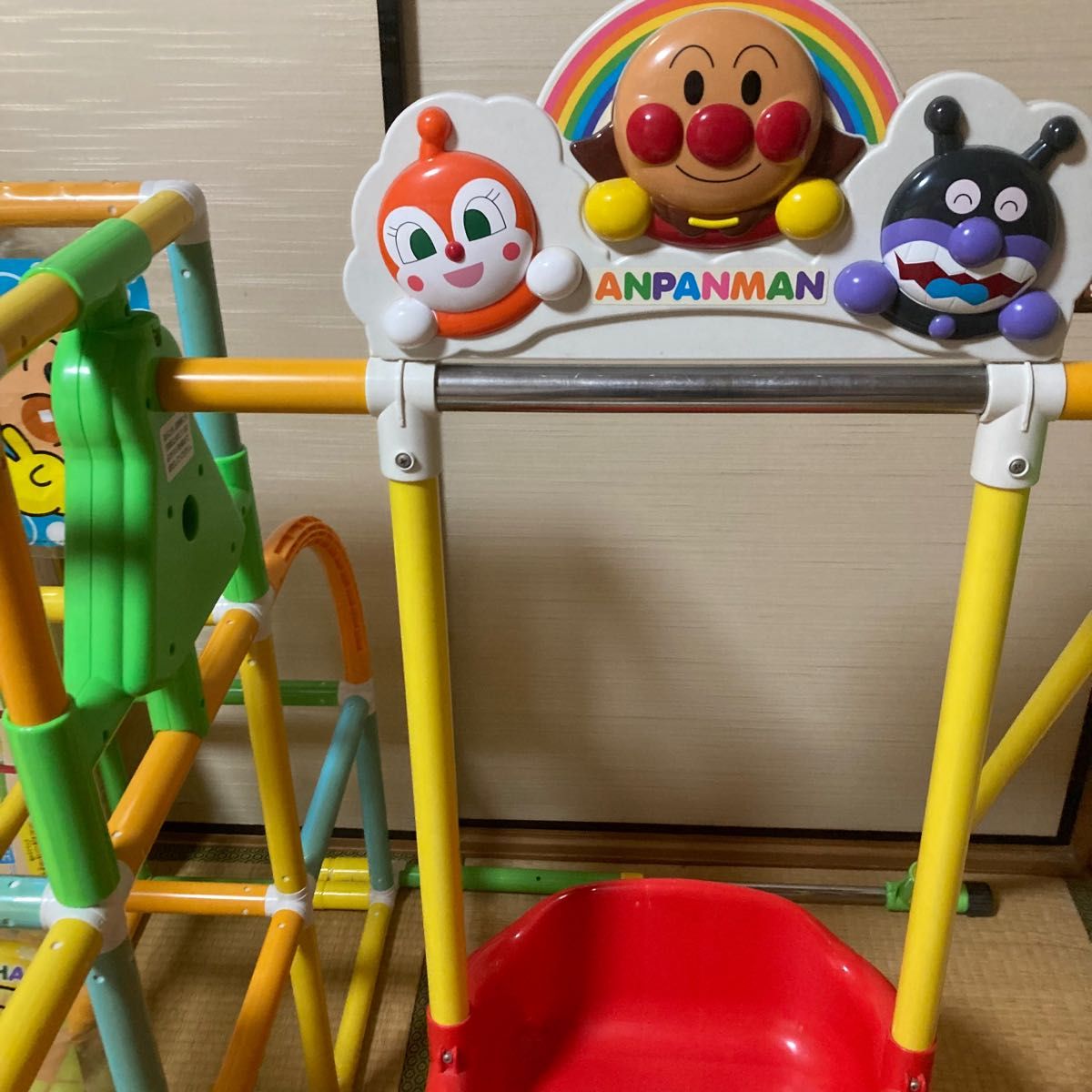 美品 箱 説明書付き アンパンマンブランコパークDX すべり台 美品 箱 説明書付き アンパンマンブランコパークDX すべり台