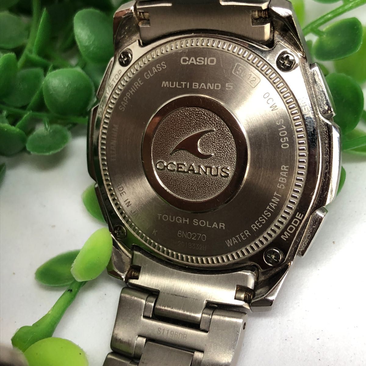 希少品 OCEANUS CASIO オシアナス マンタ OCW-S1050 タフソーラー