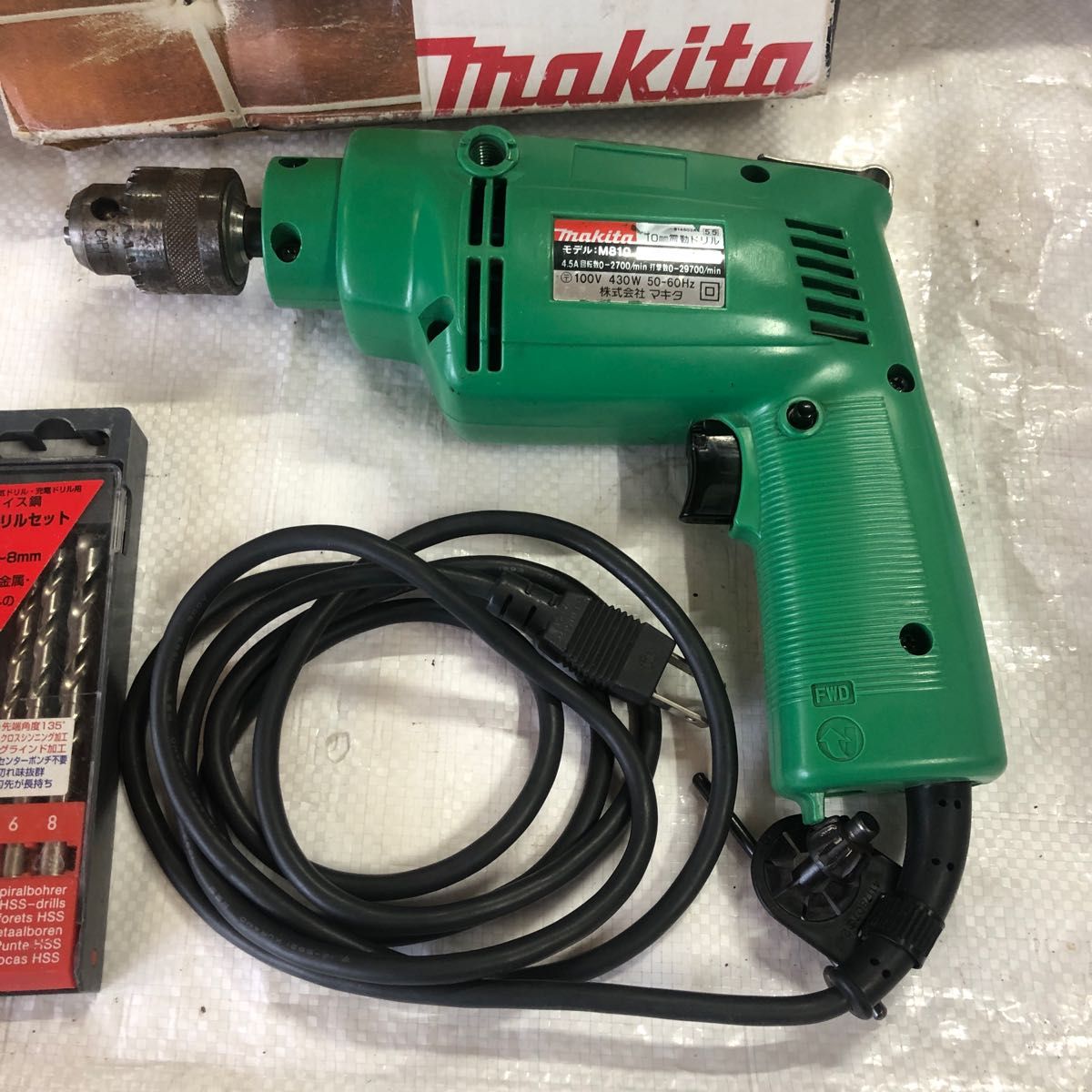 makita マキタ 振動ドリル M810 ドリルセット|Yahoo!フリマ(旧 makita マキタ 振動ドリル M810 ドリルセット|Yahoo!フリマ(旧