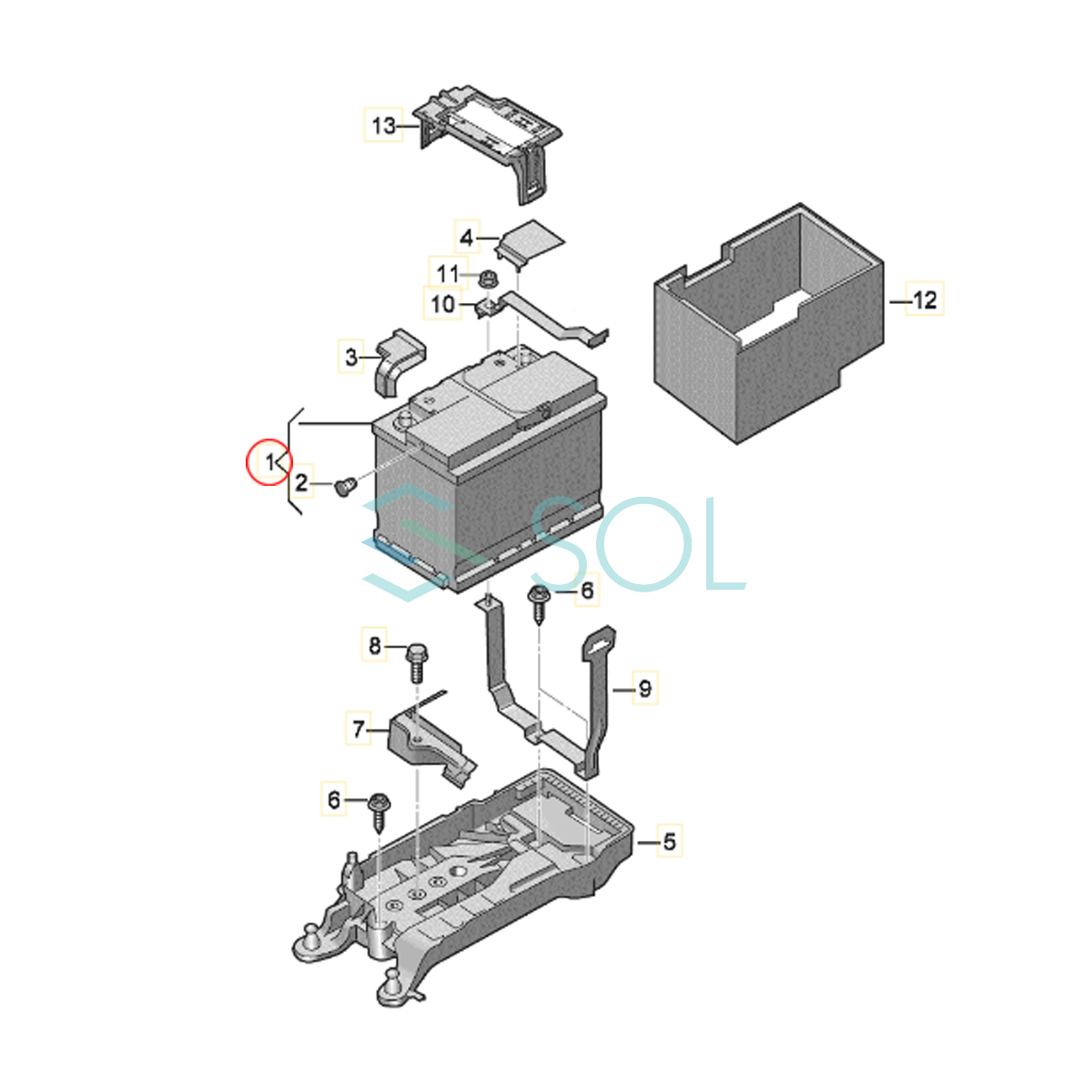 HELLA バッテリー 50AH 55066 ローバー 200 400 ワーゲン UP! ポロ 出荷締切18時_画像6