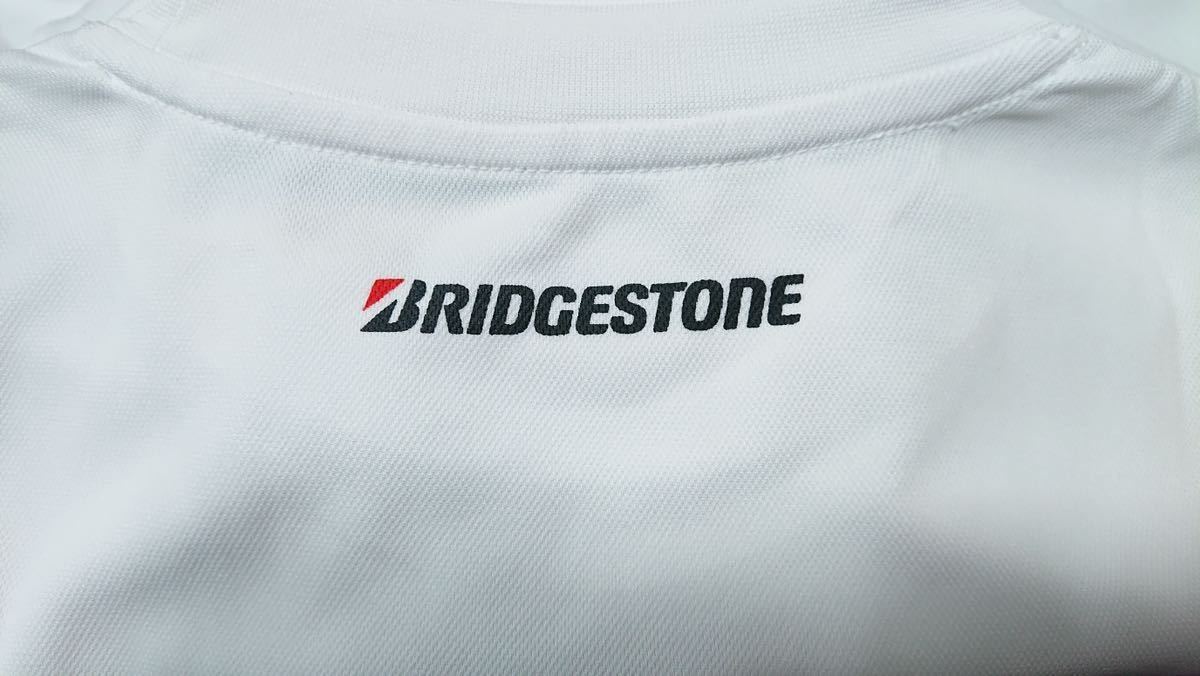 ( unused ) BRIDGESTONE Bridgestone // Onward commercial firm / short sleeves print dry T-shirt ( white ) size F (L rank )
