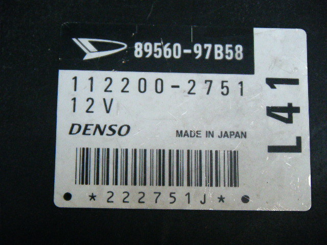 *L900S MOVE Move Move engine computer -ECU EFVE 89560-97B58 original used prompt decision [7719]