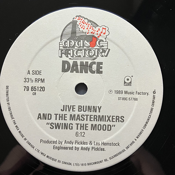 Jive Bunny And The Mastermixers / Swing The Mood [Music Factory 79 65120] カナダ盤 SWING JAZZ ロカビリー MEGAMIXの画像3