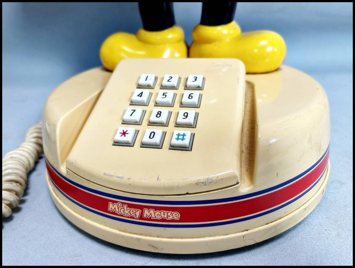 * god rice field communication industry kanda Mickey Mouse telephone machine DK-64IP that time thing junk *