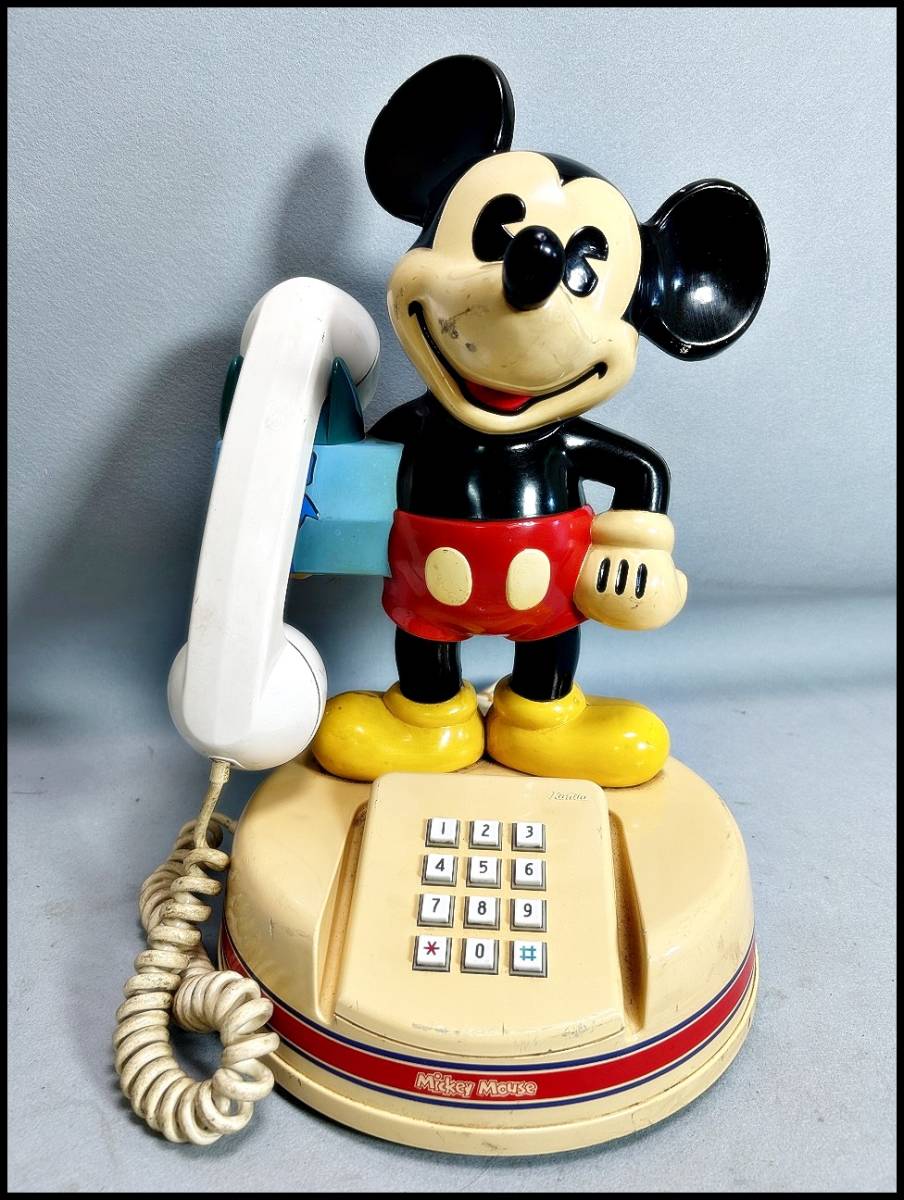 * god rice field communication industry kanda Mickey Mouse telephone machine DK-64IP that time thing junk *