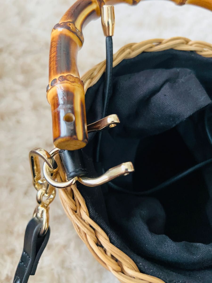 難ありZARA ザラ 2023SS バスケットバッグ 】 かごバッグ 籠 難ありZARA ザラ 2023SS バスケットバッグ 】 かごバッグ 籠