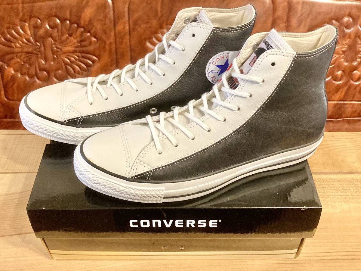 ★☆希少レア!converse ALL STAR JOE 白/黒 8 26.5cm コンバース オールスター あしたのジョー ハイカット ボクシング デッド 237☆★