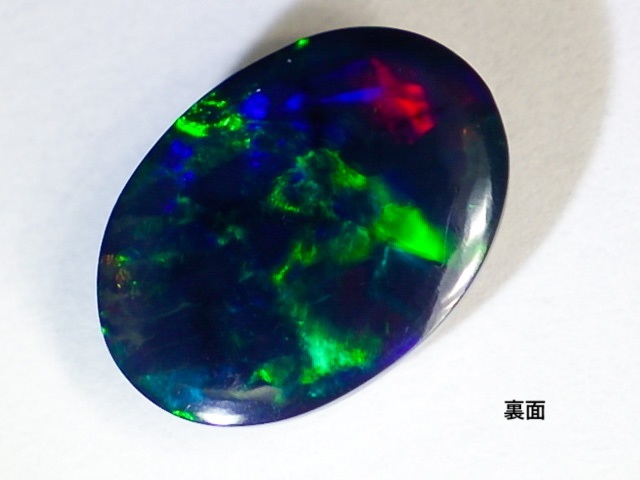 ☆ブラックオパール☆2.40ct/13.3mm☆オーバルシェープルース裸石 