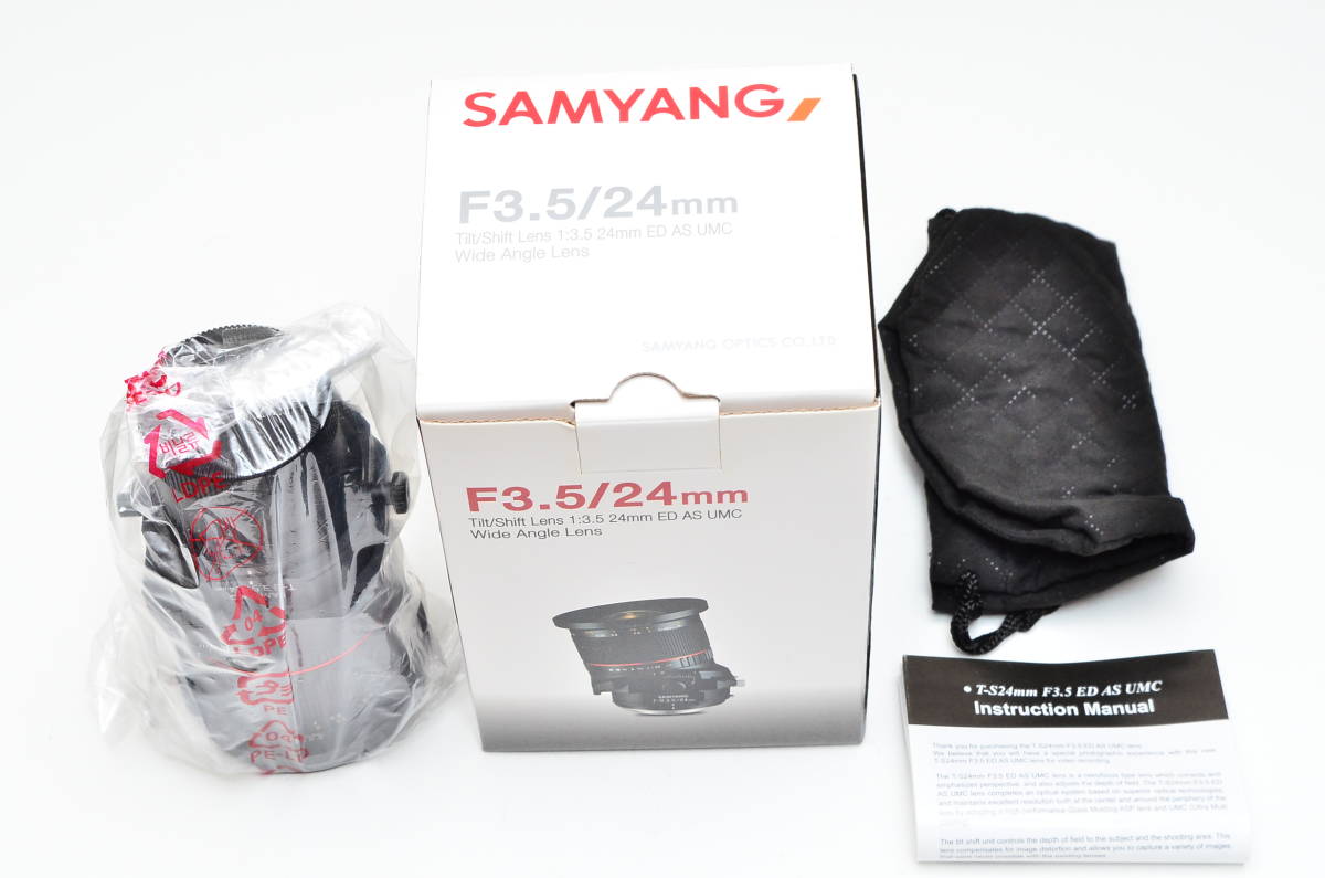 絶品】 24mm T-S ティルトシフトレンズ SAMYANG F3.5 E SONY For UMC