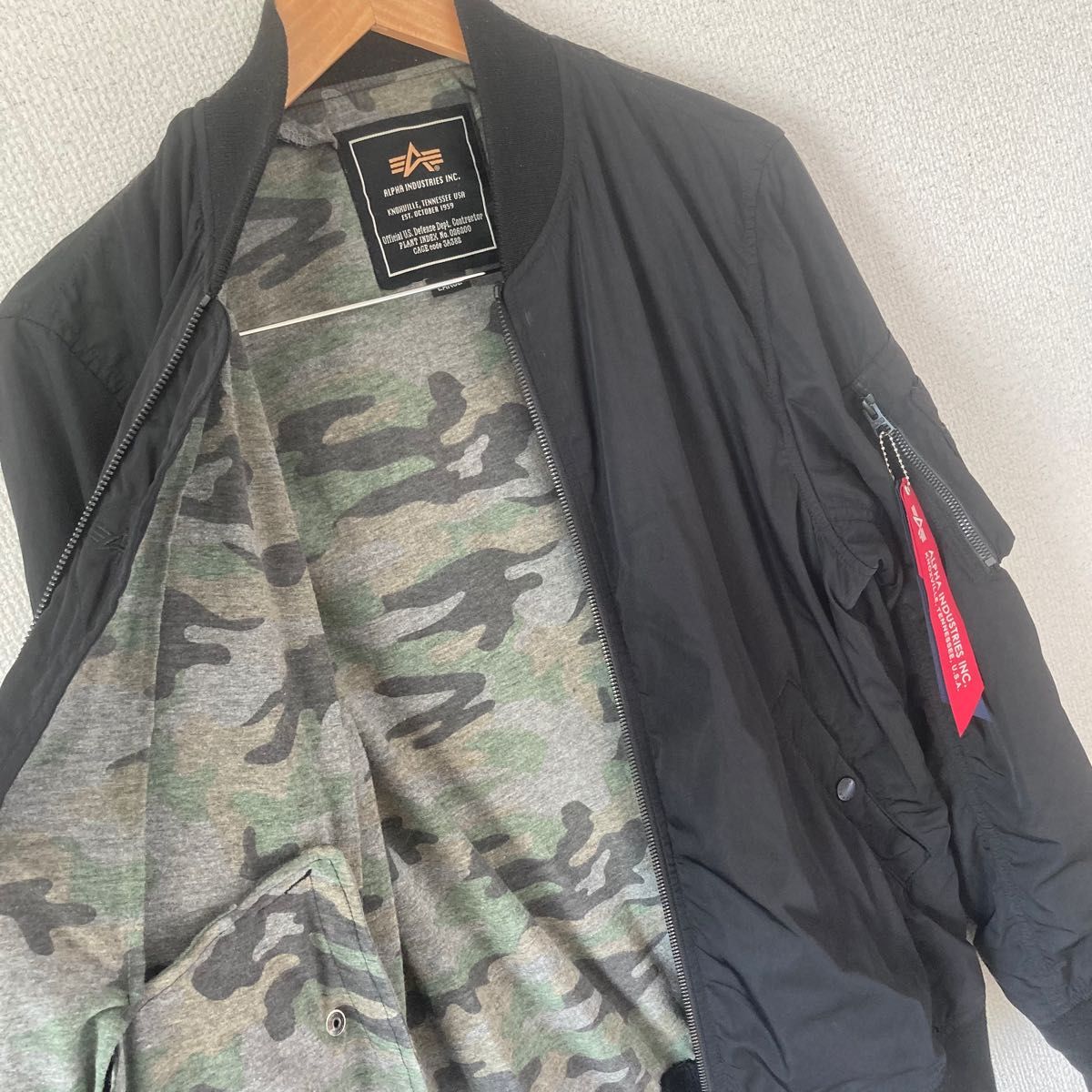 ALPHA × EDWIN MA-1 フライトジャケット ALPHA INDUSTRIES ALPHA × EDWIN MA-1 フライトジャケット ALPHA INDUSTRIES