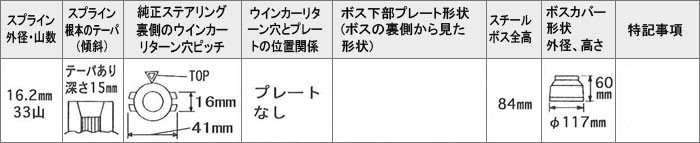 Daikei 大恵 ステアリングボス ブーンルミナス M502G M512G H20.12～ エアバッグ付車_画像3