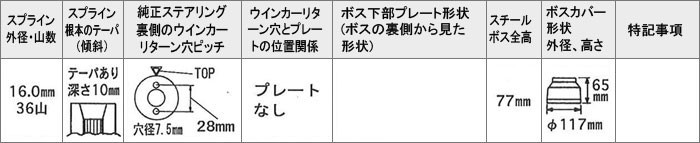 Daikei 大恵 ステアリングボス RX-7 FD3S H3.12～H10.12 エアバッグ付車 前期 クルーズコントロールなしの画像3