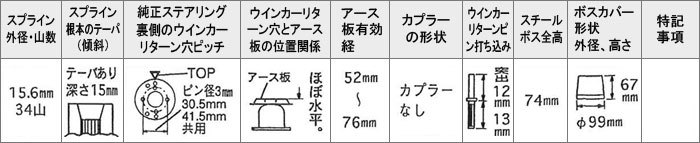 Daikei 大恵 ステアリングボス AD VB11 S57.10～S60.9 エアバッグ無車_画像3