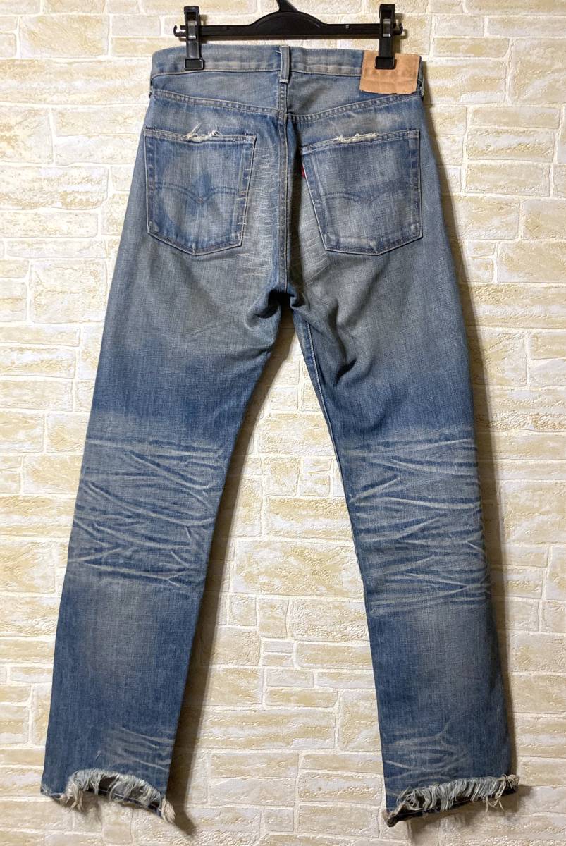 Levi's 青山300本限定 66501-0179 スーパーロックカスタム W32 LVC リーバイス LVC 501xx 506xx 507xx ヴィンテージ 赤耳_画像6