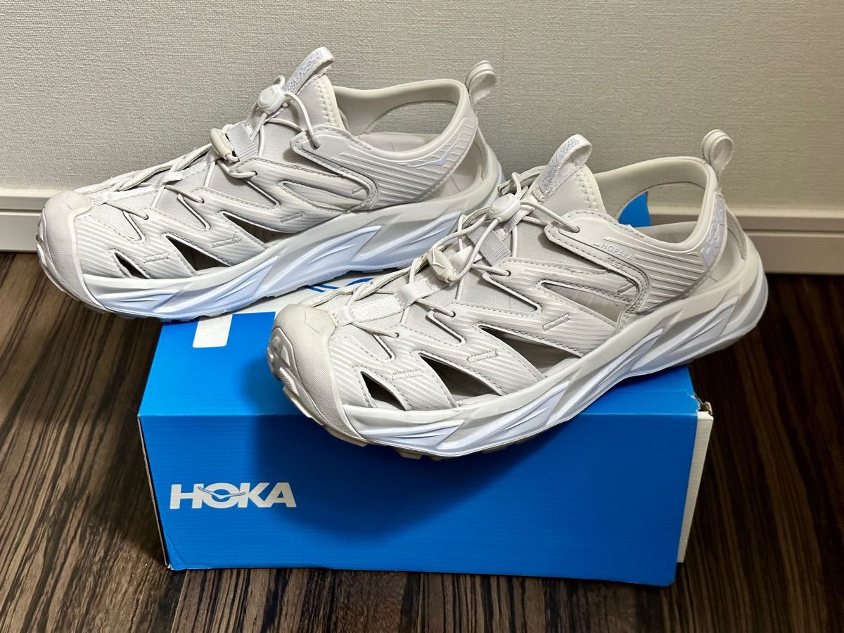 美品 HOKA ONE ONE HOPARA ホパラ サンダル 28 ホワイト