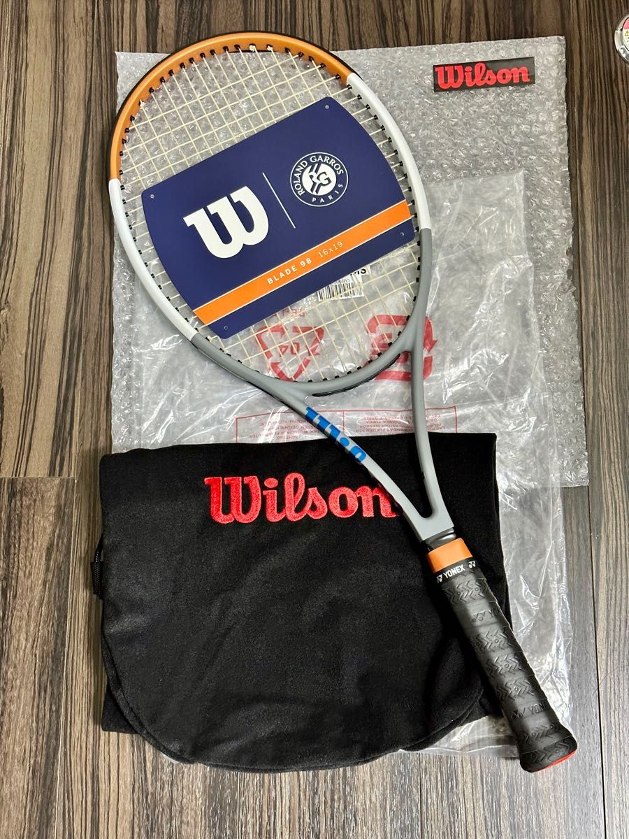 超美品 Wilson BLADE 98 V7 0 全仏 ブレード ローランギャロス｜PayPay