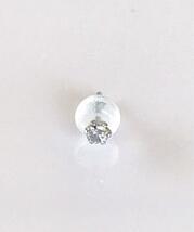  diamond earrings platinum earrings 0.05ct one-side ear earrings free shipping 