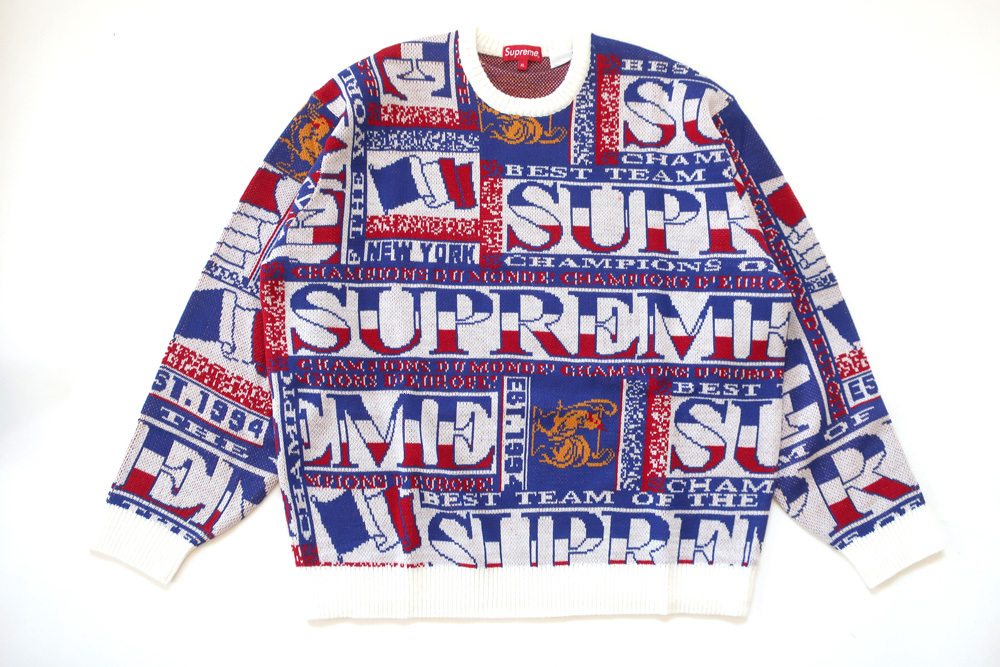 (XL)Supreme SCARF SWEATERシュプリームスカーフセーター