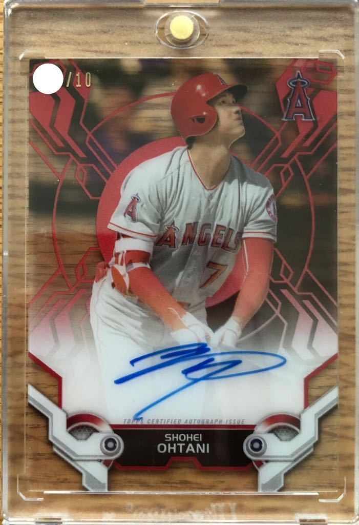 世界限定10枚 大谷翔平2019 TOPPS high tek 直筆サインカード ohtani