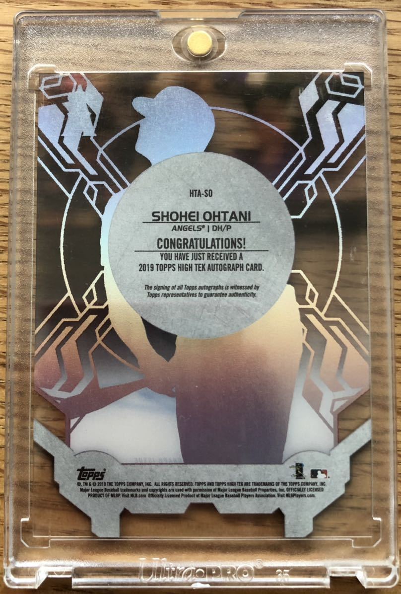 世界限定10枚 大谷翔平2019 TOPPS high tek 直筆サインカード ohtani