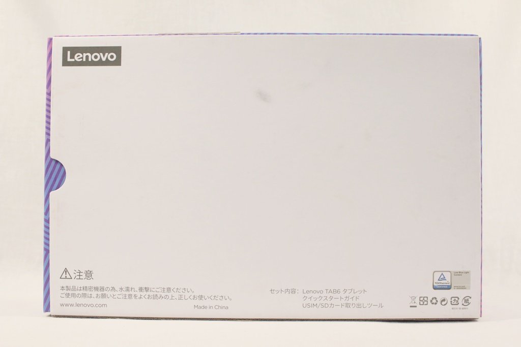 ◎ 【1スタ！】中古品 Softbank Lenovo TAB6 レノボ タブレット SIM