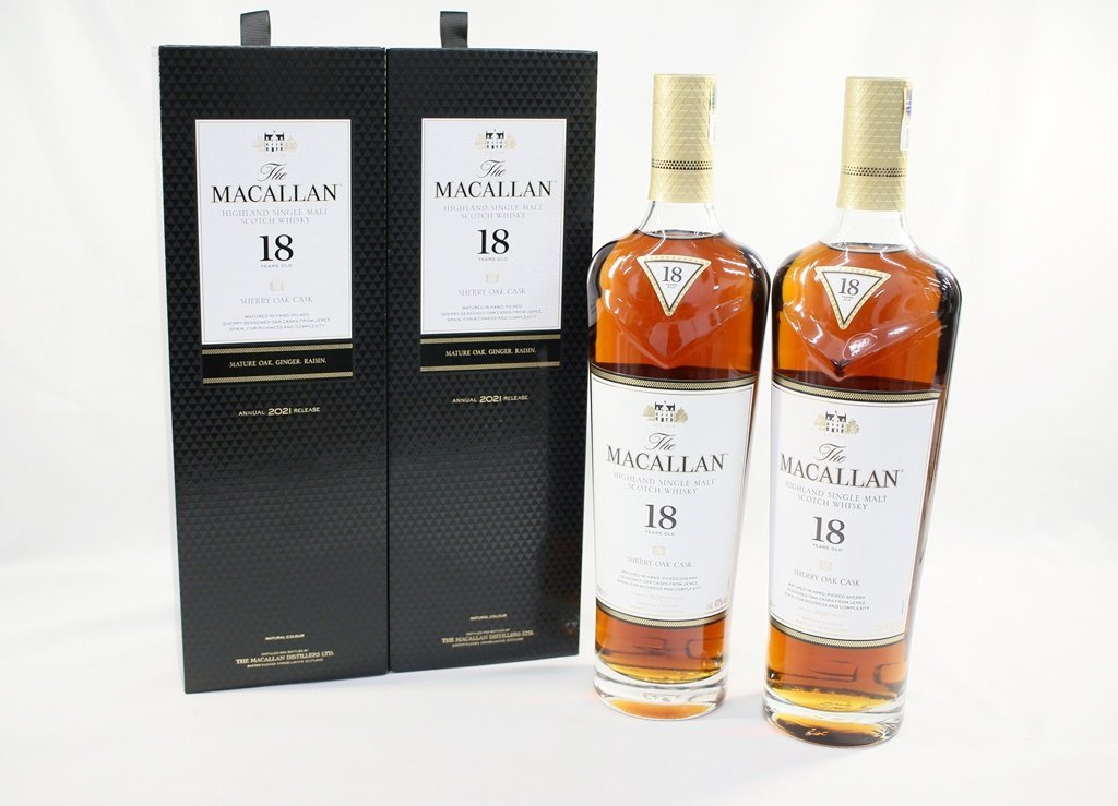 ◎ 未開栓 The MACALLAN ザ・マッカラン 18年 シェリーオークカスク