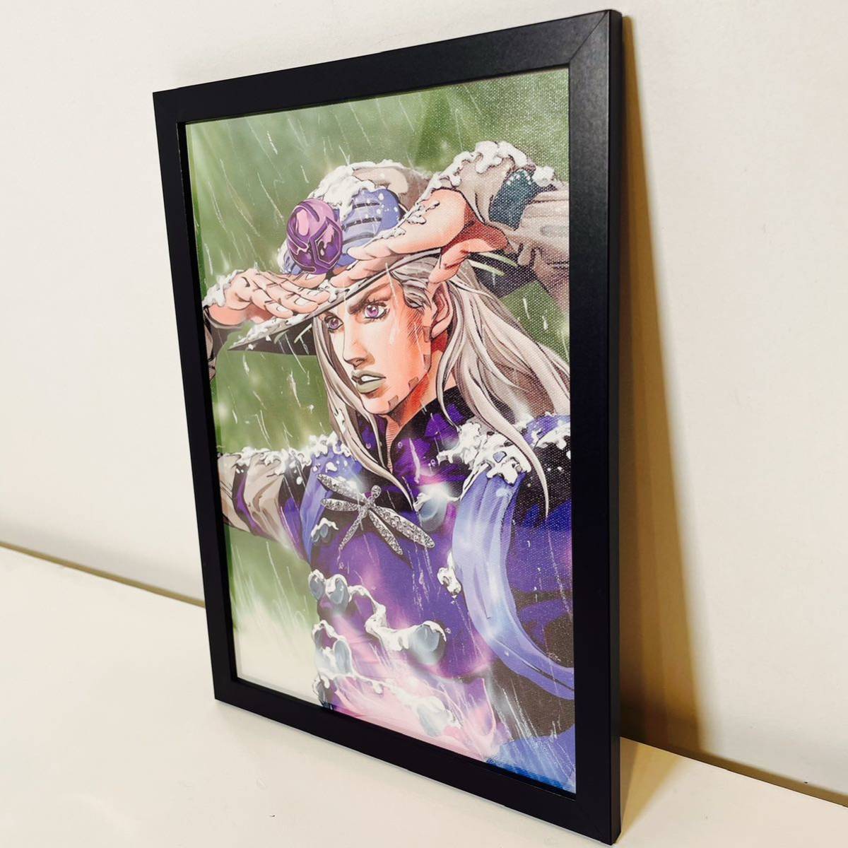 黒額付きポスター】JOJO ジョジョの奇妙な冒険 ジャイロ 黒額付きポスター】JOJO ジョジョの奇妙な冒険 ジャイロ