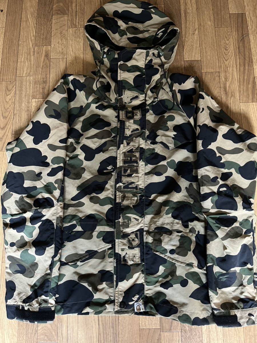 満点の アベイシングエイプ A BATHING APE 初期 スノボジャケット