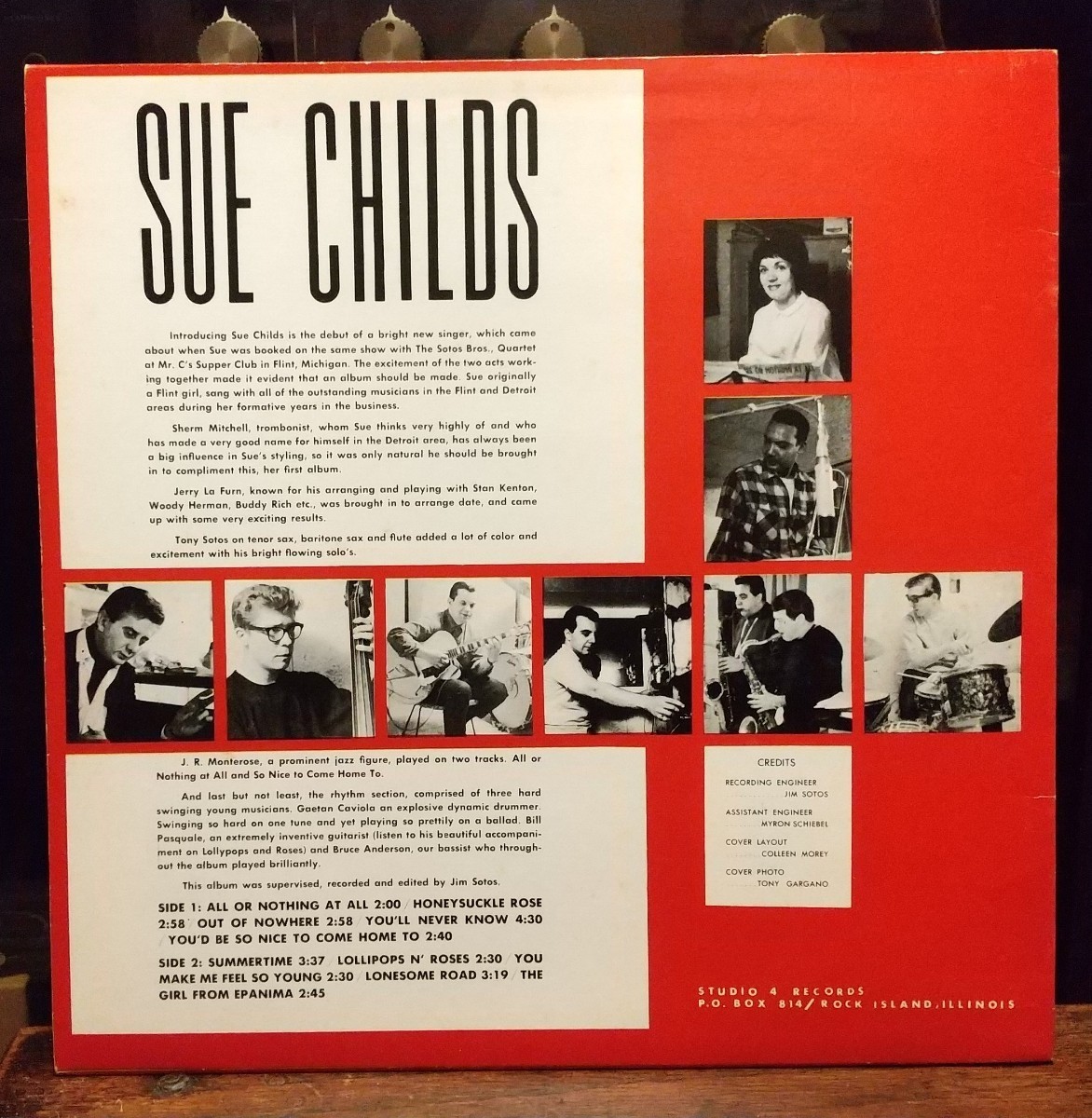 【LP・US再発プレス・美盤】SUE CHILDS / INTRODUCING...SUE CHILDS / J.R. Monteroseが参加 / スー・チャイルズ_画像4