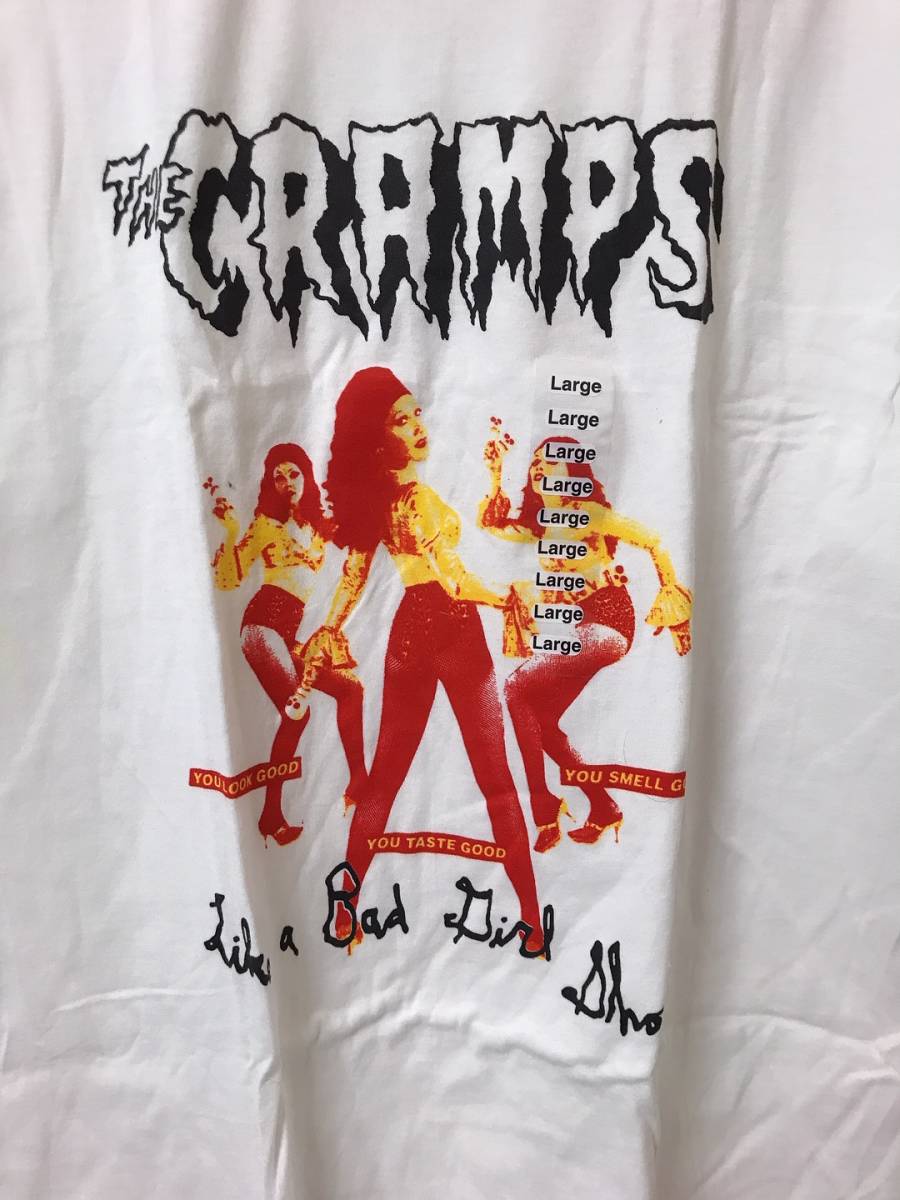 CRAMPS クランプス LIKE A BAD GIRL SHOULD Tシャツ オフィシャル サイコビリー ロカビリー ガレージ 　ヒステリックグラマー　絶版　レア_画像3