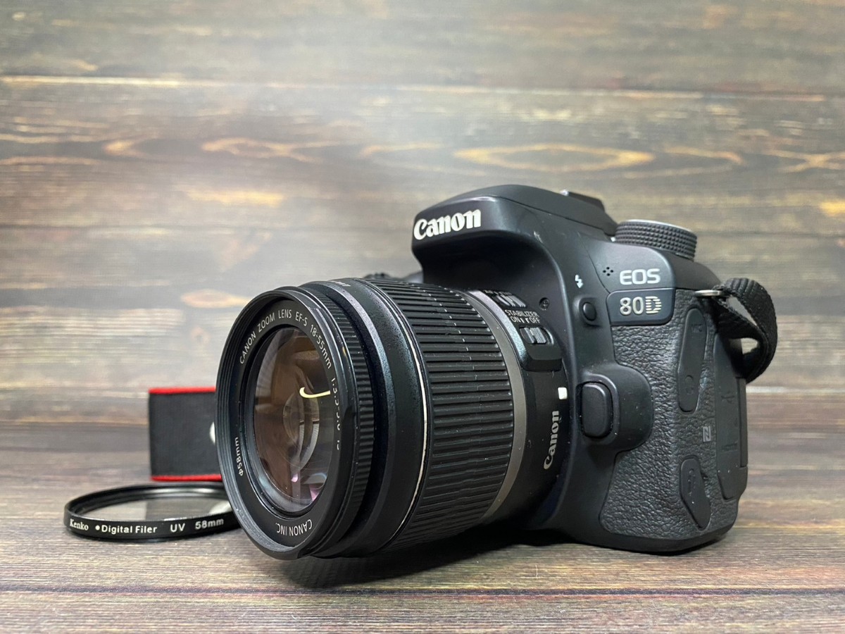 完売】 Canon キヤノン EOS 80D レンズキット デジタル一眼レフカメラ