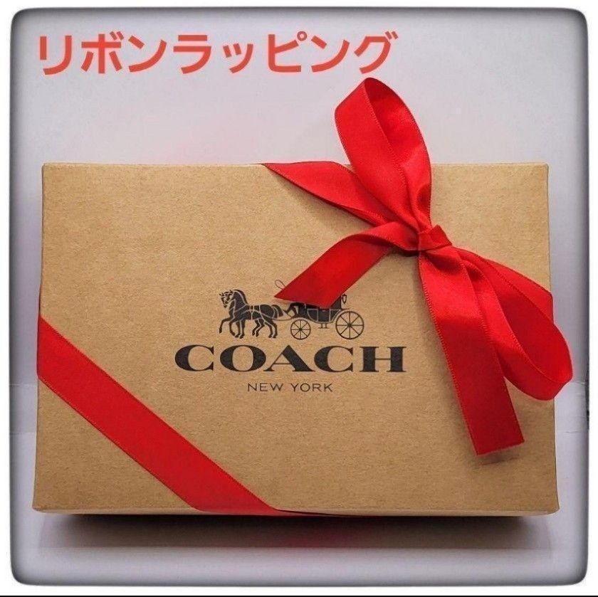 新品】ラッピング可 COACHコーチ 折財布 折り財布 エンボス