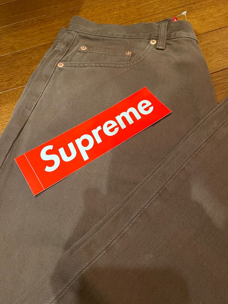 Supreme Baggy Jean  ライトブラウン デニム シュプリーム