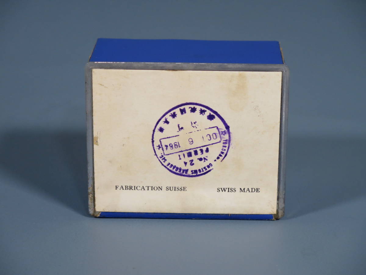 古い空箱 ティソ TISSOT 腕時計の空箱 1964年_画像7
