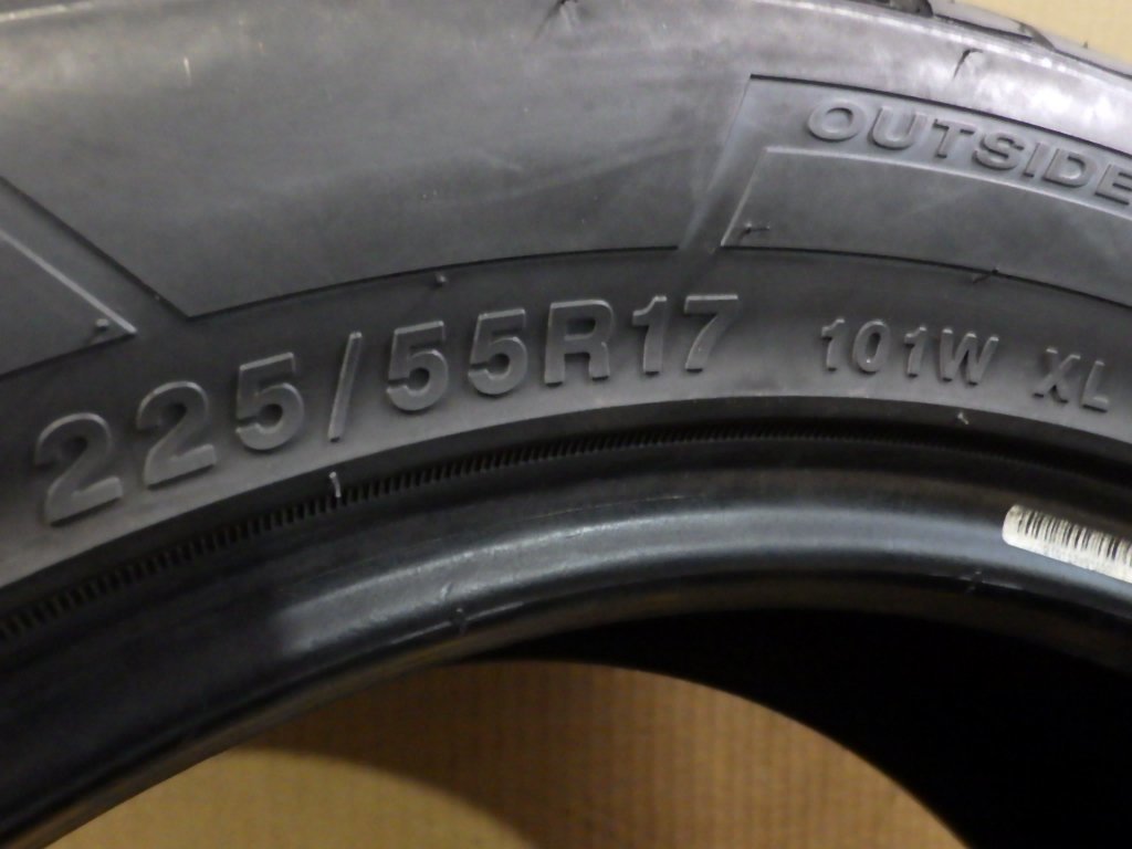 [石] 225/55R17 Neolin/ネオリン NeoSport 2021年製 4本セット ラジアルタイヤ 個人宅不可 北海道発 ■ 中古品 ■_画像5