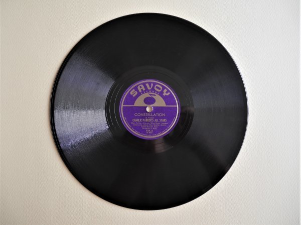チャーリー・パーカー、マイルス・デイヴィス　サヴォイSPレコード　Charlie Parker, Mile Davis Savoy 78 record　Savoy 939