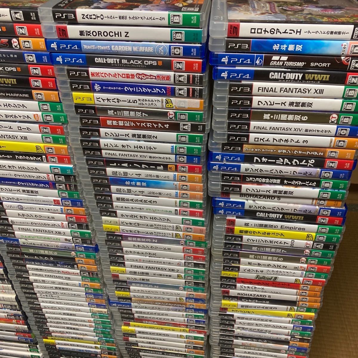 約640本 大量 ゲームソフト まとめ セット ジャンク PS PS2 PS3 約640本 大量 ゲームソフト まとめ セット ジャンク PS PS2 PS3