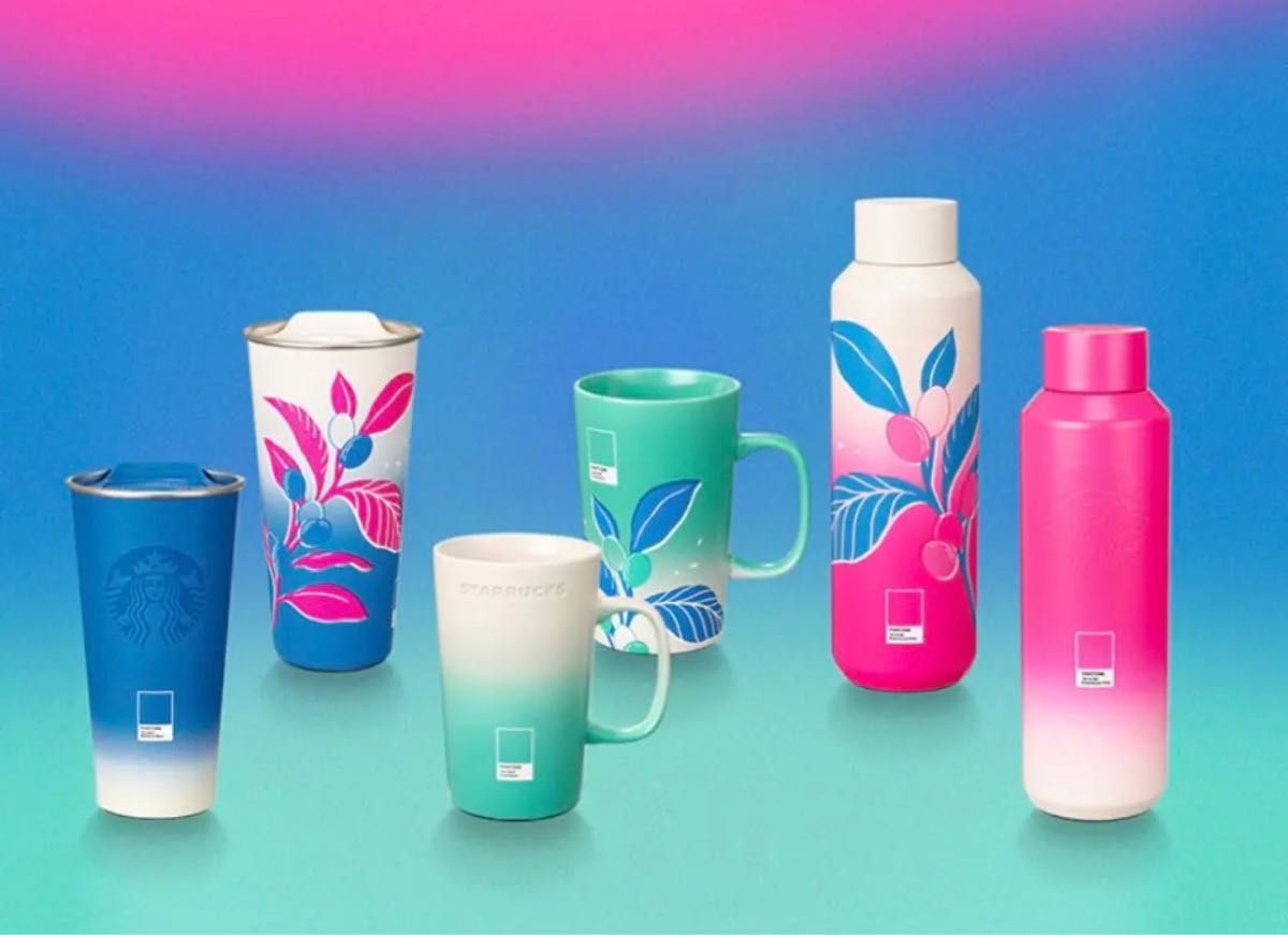 香港限定】Starbucks×Pantone コラボボトル-