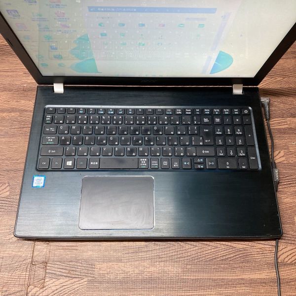 MY7-173 激安 最新OS Windows11Pro ノートPC acer Aspire E5-576 Core i3 6006U メモリ4GB HDD320GB カメラ Bluetooth Office 中古_キーテカリあり